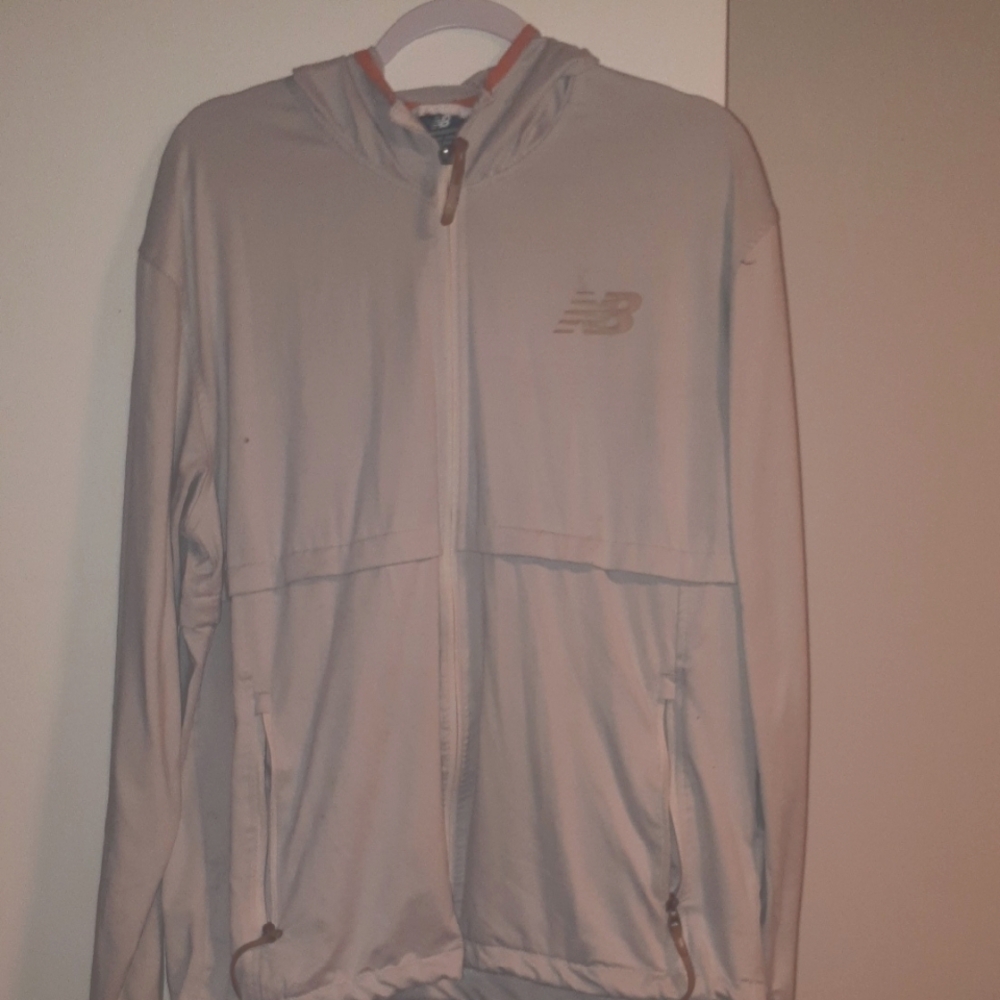 New Balance grey Zip-Up Hoodie